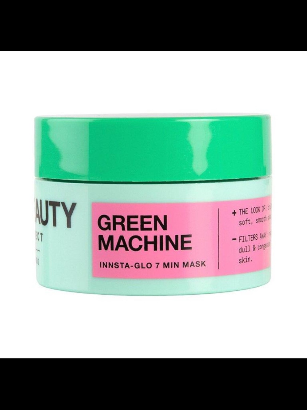 INNBEAUTY Project Green Machine Innsta-Glo 7 Minute Mask – New in Box